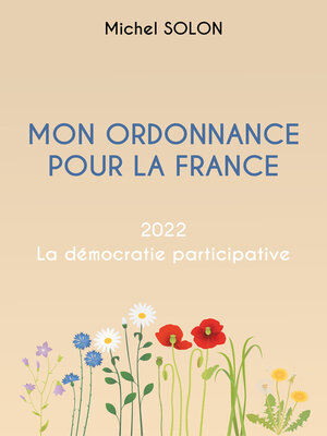 cover image of Mon ordonnance pour la France